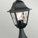 Фонарь-пьедестал Elstead Lighting Norfolk NR3-BLK
