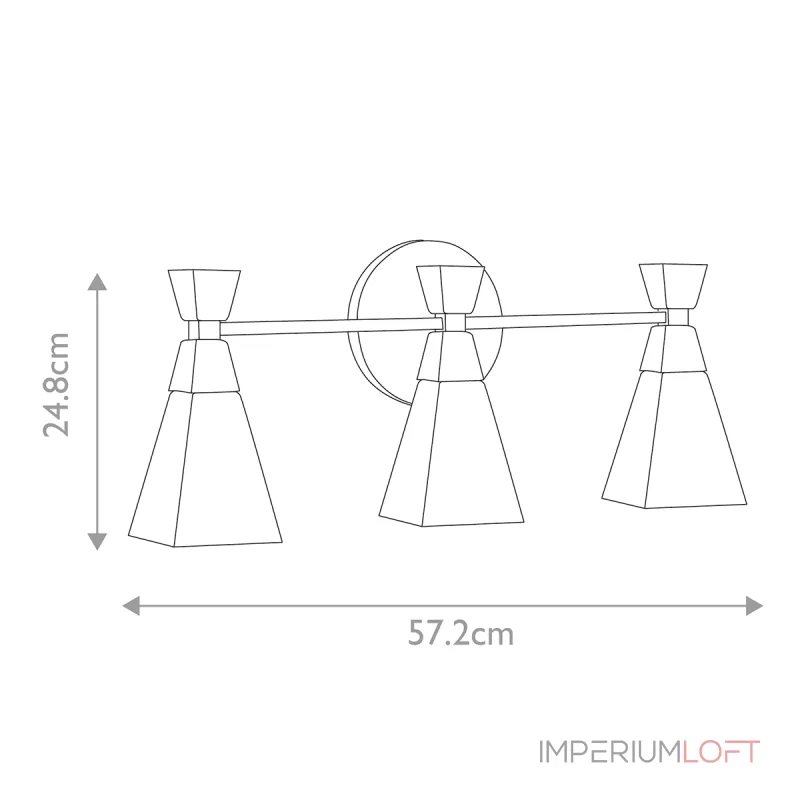 Бра для ванных комнат Elstead Lighting Bowtie BOWTIE-3-MB