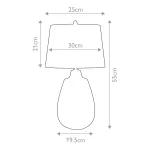 Настольная лампа Elstead Lighting Newham NEWHAM-TL-S
