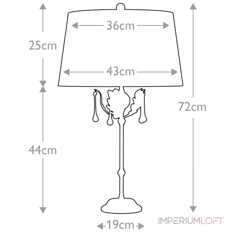 Настольная лампа Elstead Lighting Amarilli AML-TL-BLK-SIL Настольная лампа Elstead Lighting Amarilli AML-TL-BLK-SIL