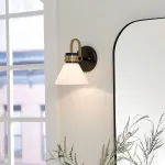 Бра для ванных комнат Kichler Farum KL-FARUM1-BK-CPZ