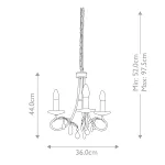 Люстра Elstead Lighting Christina CRT3-SILVER-GOLD