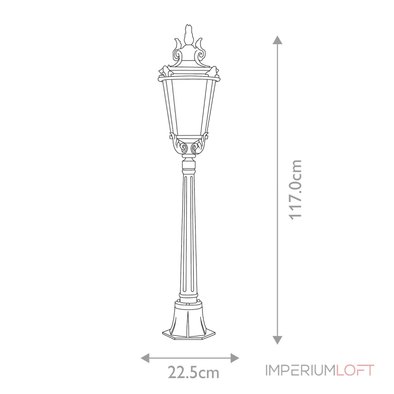 Фонарный столб Elstead Lighting Baltimore BT4-M Фонарный столб Elstead Lighting Baltimore BT4-M