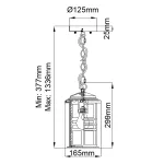 Подвесной фонарь Kichler Beacon square KL-BEACON-SQUARE8-OZ