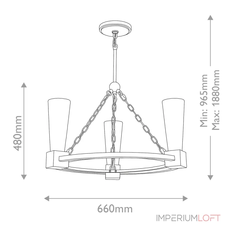 Люстра Elstead Lighting Kristy KRISTY3-DG-OPAL