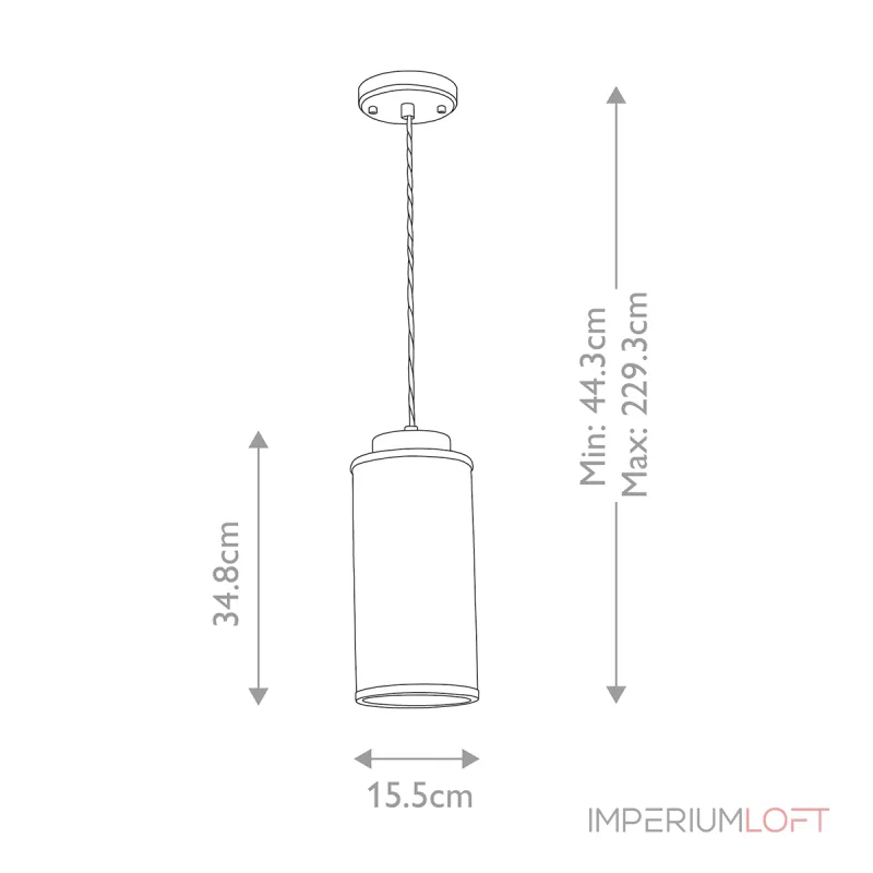 Подвесной светильник Elstead Lighting Reno RENO-P-SMOKE