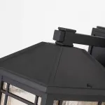 Настенный фонарь Quoizel Cedar point QZ-CEDAR-POINT-M-BK