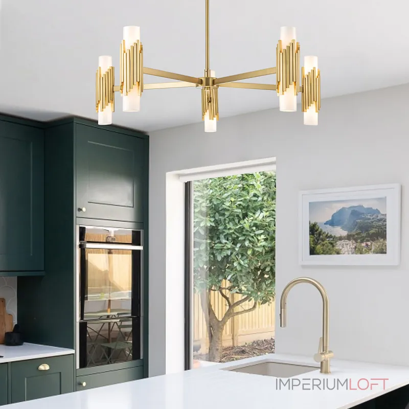 Люстра Elstead Lighting Marvele MARVELE10-AB-OPAL
