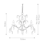 Люстра Elstead Lighting Lily LL3-ANT-BRZ