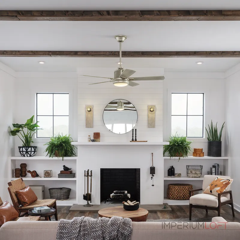 Люстра-вентилятор Kichler Colerne KLF-COLERNE-52-BN