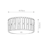 Потолочный светильник Hinkley Gemma HK-GEMMA-F-SL