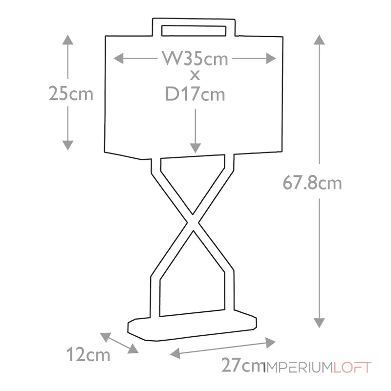 Настольная лампа Elstead Lighting Cross (el) CROSS-TL