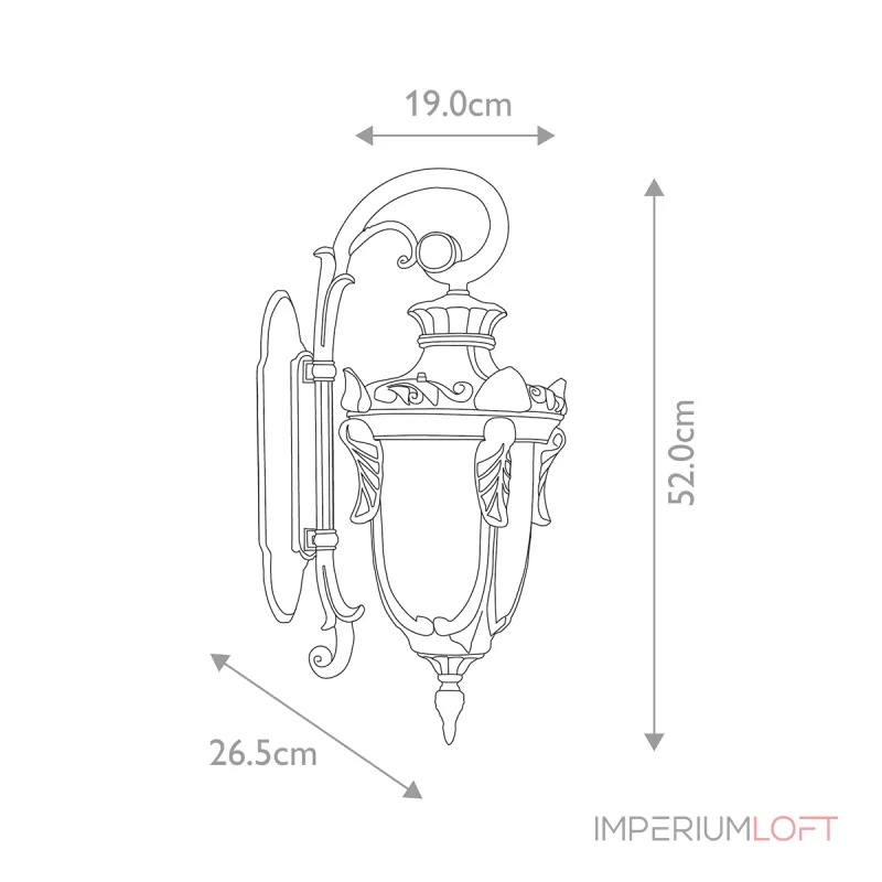 Настенный фонарь Elstead Lighting Philadelphia PH2-M-OB