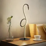 Настольная лампа Elstead Lighting Flamingo FLAMINGO-TL-BLK