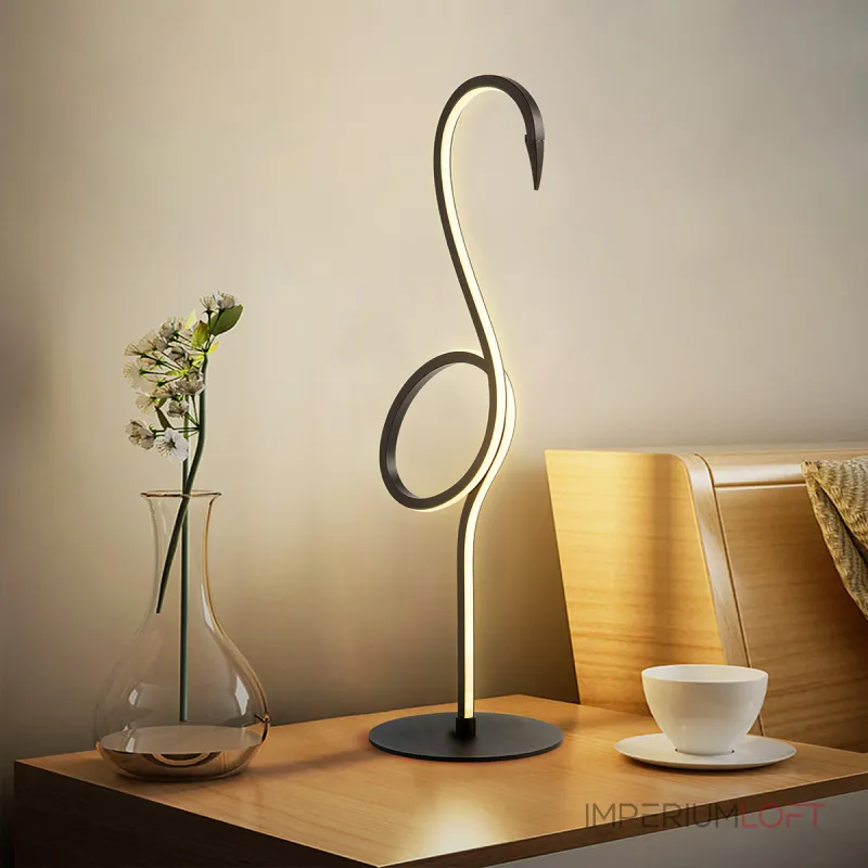 Настольная лампа Elstead Lighting Flamingo FLAMINGO-TL-BLK Настольная лампа Elstead Lighting Flamingo FLAMINGO-TL-BLK