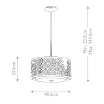 Подвесной светильник Elstead Lighting Ziggy ZIGGY-2P-M-LS