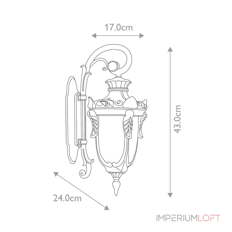 Настенный фонарь Elstead Lighting Philadelphia PH2-S-OB
