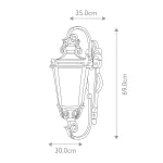 Настенный фонарь Elstead Lighting Baltimore BT1-L
