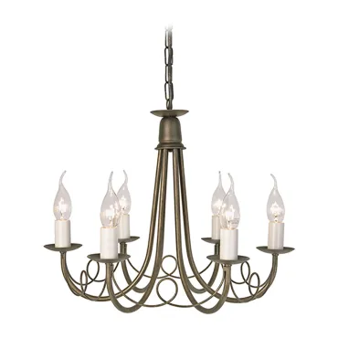 Люстра Elstead Lighting Minster MN6-BLK-GOLD Люстра Elstead Lighting Minster MN6-BLK-GOLD