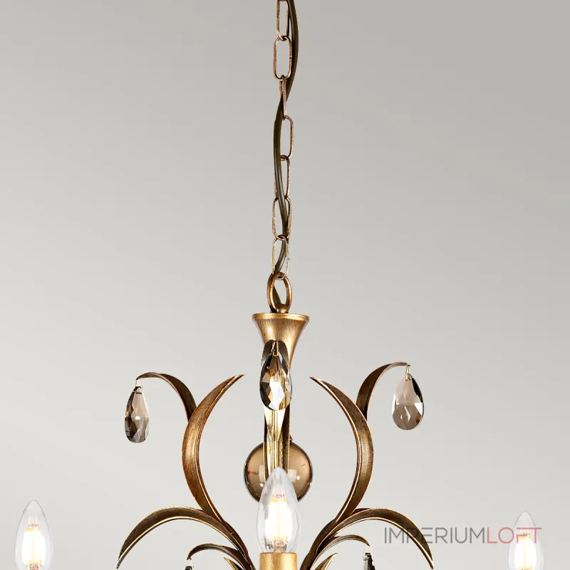 Люстра Elstead Lighting Lily LL3-ANT-BRZ Люстра Elstead Lighting Lily LL3-ANT-BRZ