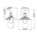 Бра для ванных комнат Hinkley Rigby QN-RIGBY1-BATH-PC