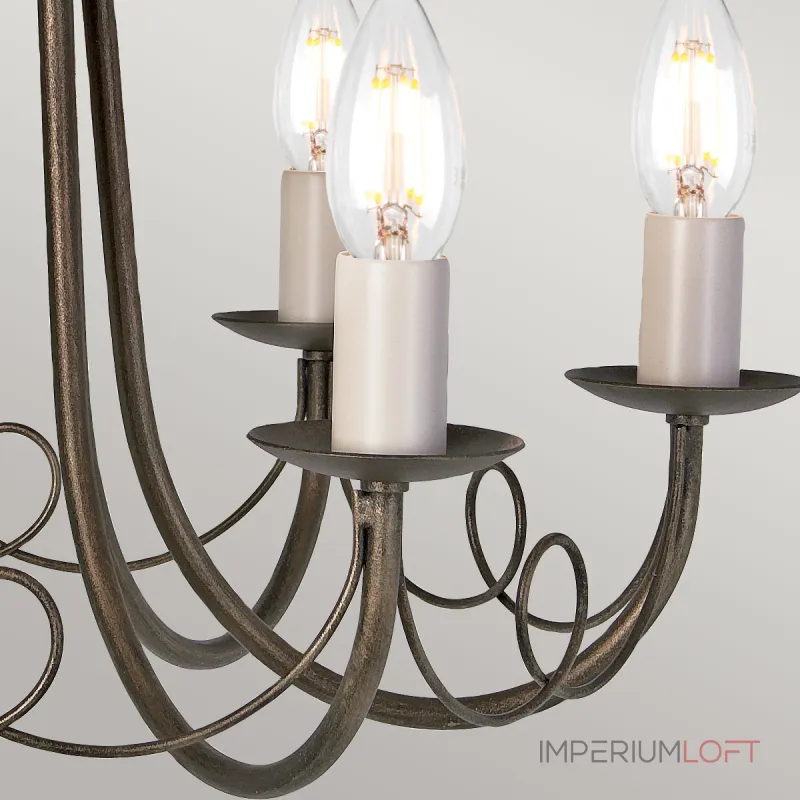 Люстра Elstead Lighting Minster MN6-BLK-GOLD Люстра Elstead Lighting Minster MN6-BLK-GOLD