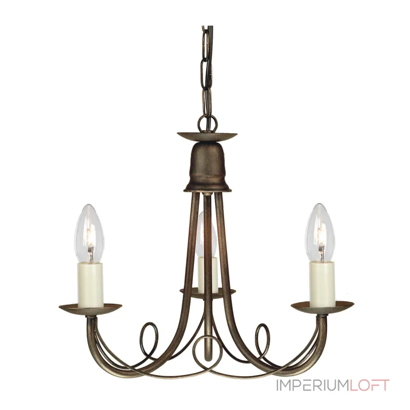 Люстра Elstead Lighting Minster MN3-BLK-GOLD Люстра Elstead Lighting Minster MN3-BLK-GOLD