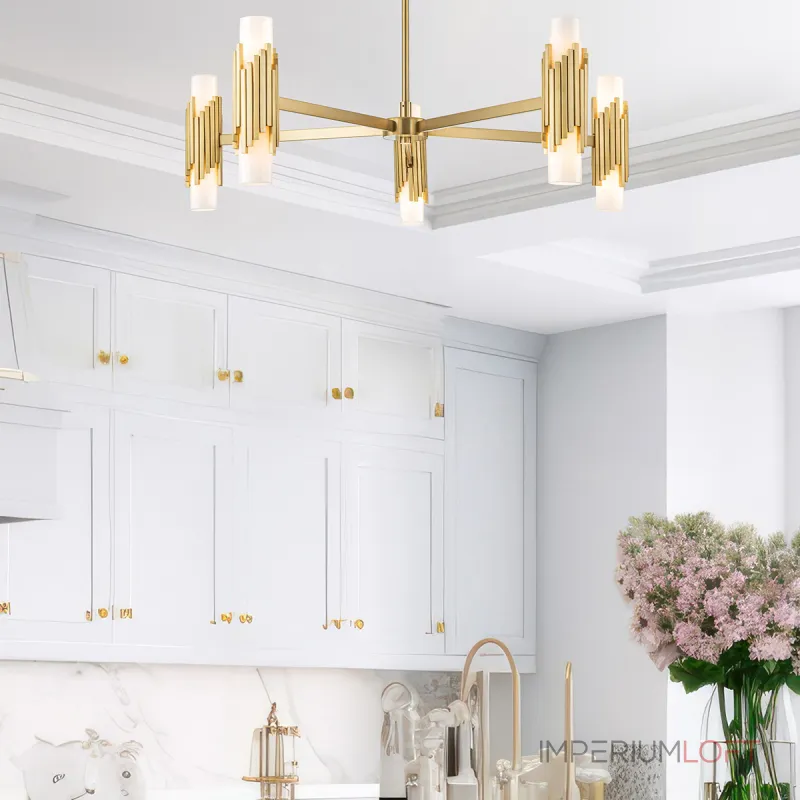 Люстра Elstead Lighting Marvele MARVELE10-AB-OPAL