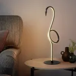 Настольная лампа Elstead Lighting Flamingo FLAMINGO-TL-BLK
