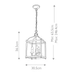 Подвесной светильник Kichler Larkin KL-LARKIN-P-M-PNBR