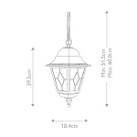 Подвесной фонарь Elstead Lighting Norfolk NR9-BLK