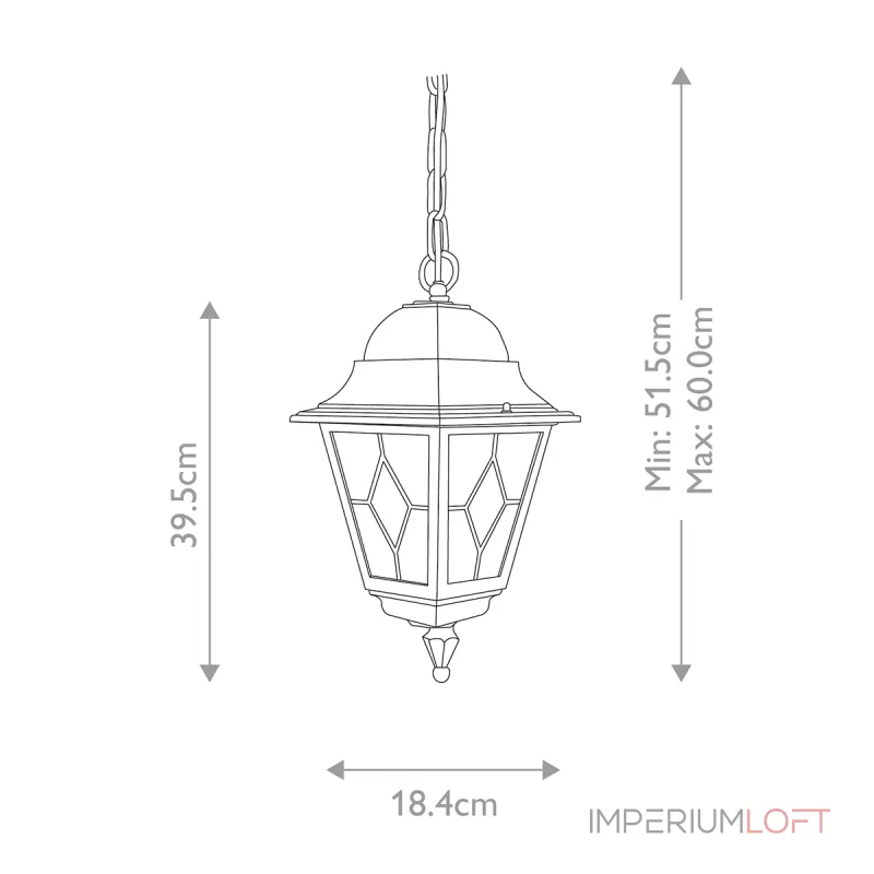 Подвесной фонарь Elstead Lighting Norfolk NR9-BLK Подвесной фонарь Elstead Lighting Norfolk NR9-BLK