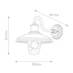 Настенный фонарь Kichler Allenbury KL-ALLENBURY2-M-BKT