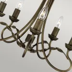 Люстра Elstead Lighting Olivia OV5-BLK-GOLD