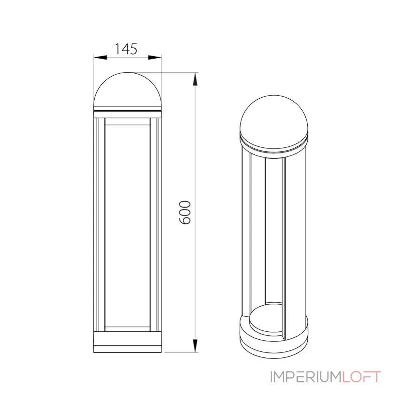 Фонарный столб Natural Concepts Dwell NC-003103RH-60-SB