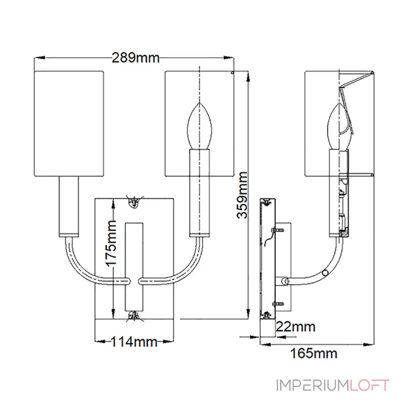 Бра Feiss Brianna FE-BRIANNA2-BB Бра Feiss Brianna FE-BRIANNA2-BB