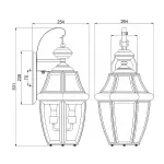 Настенный фонарь Quoizel Newbury QZ-NEWBURY2-L-AC