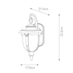 Настенный фонарь Elstead Lighting St louis STL2-S-WB