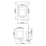 Бра для ванной Quoizel Kolt QZ-KOLT1-PC-BATH