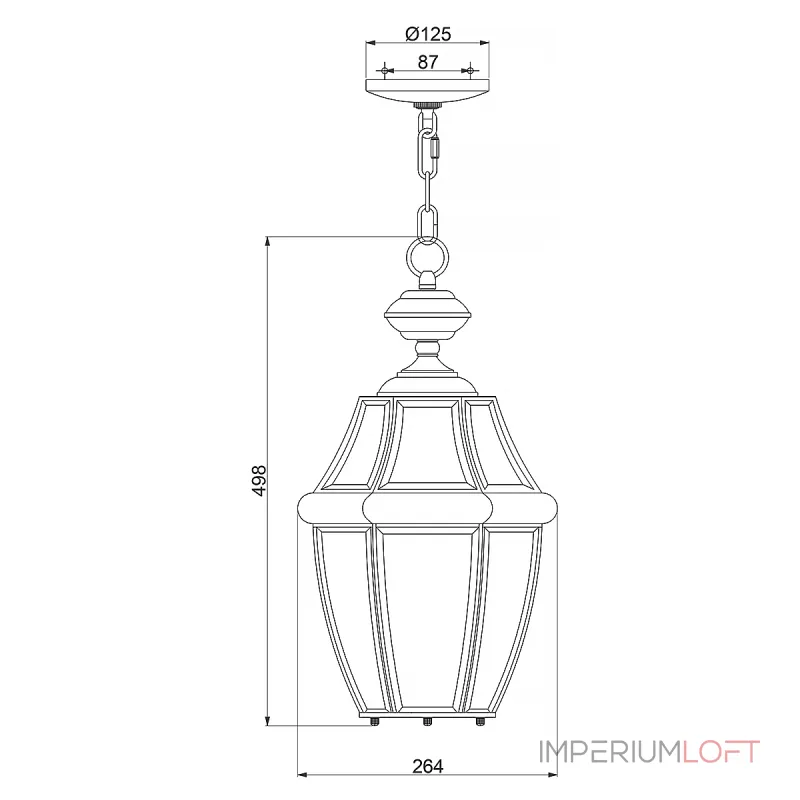 Подвесной светильник Quoizel Newbury QZ-NEWBURY8-L-AC