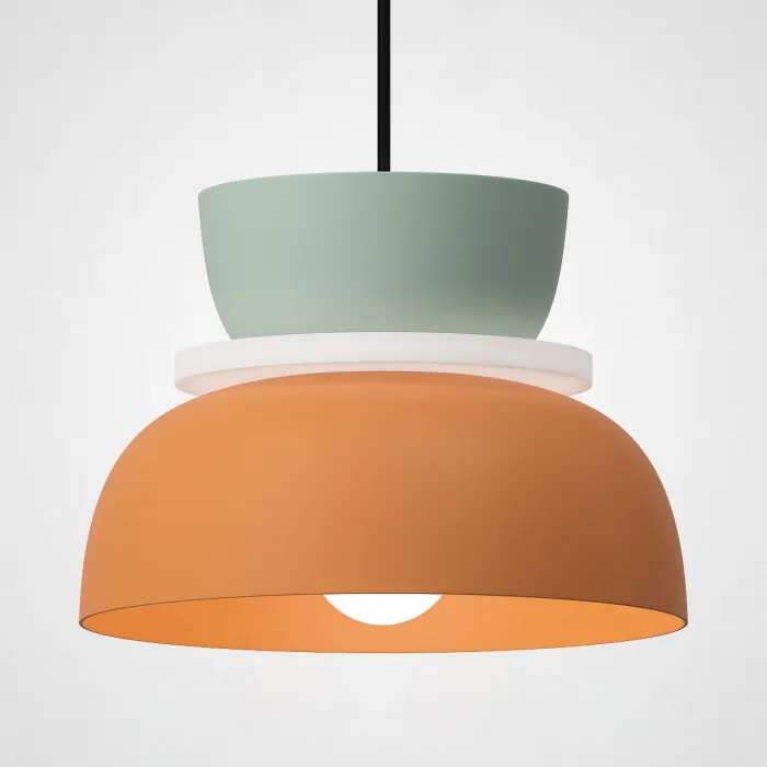 Подвесной светильник ILO D22 mint/orange от ImperiumLoft