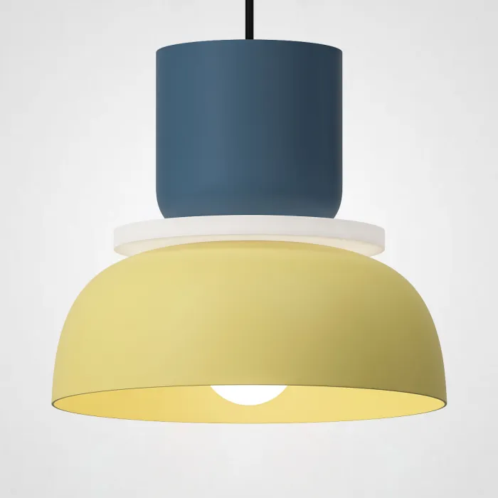 Подвесной светильник ILO D29 blue/yellow от ImperiumLoft