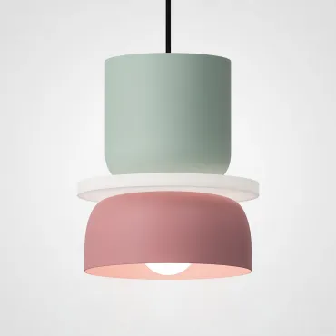 Подвесной светильник ILO D18,5 Mint/Pink от ImperiumLoft