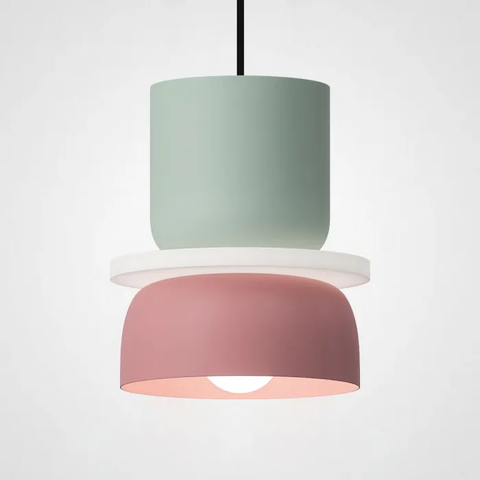 Подвесной светильник ILO D18,5 Mint/Pink от ImperiumLoft