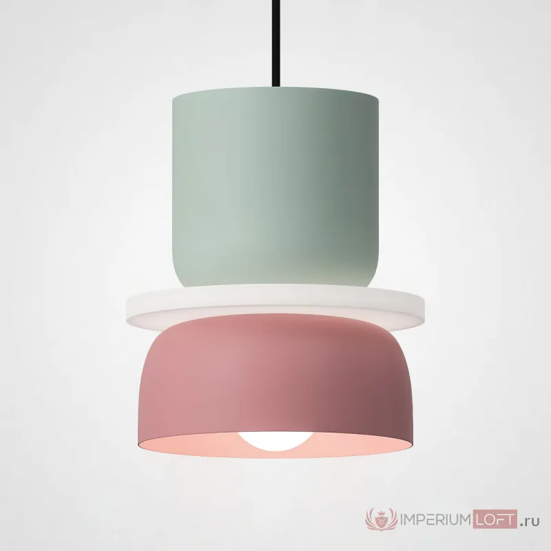 Подвесной светильник ILO D18,5 Mint/Pink от ImperiumLoft