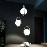 Подвесной светильник HOOP-TRIO Латунь, Эллипс S, Диск от ImperiumLoft