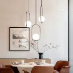 Подвесной светильник HOOP-TRIO Латунь, Эллипс S, Диск от ImperiumLoft