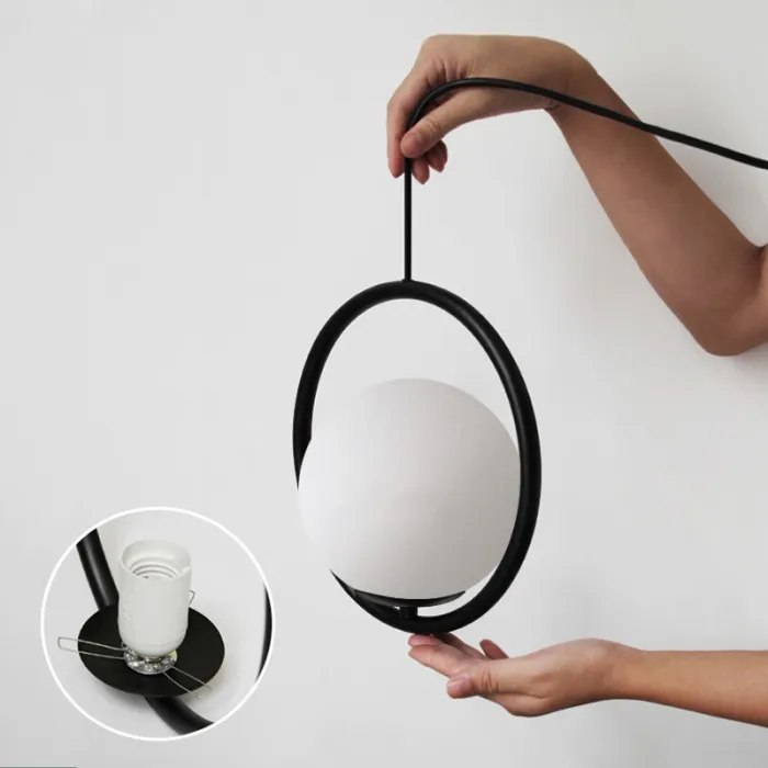 Подвесной светильник HOOP-TRIO Латунь, Эллипс S, Диск от ImperiumLoft