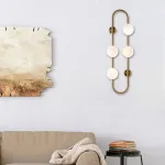 Настенное бра HOOP WALL H77 Gold от ImperiumLoft