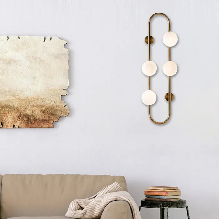 Настенное бра HOOP WALL H77 Gold от ImperiumLoft